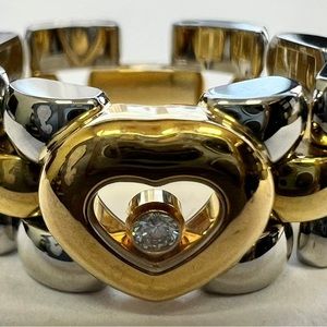 CHOPARD HAPPY MOVING DIAMOND RING size 6.5